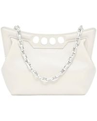 McQueen - The Peak Curved Small Shoulder Bag - Lyst