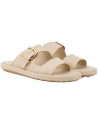 Tod's - Two-Strap Platform Slide Sandals - Lyst