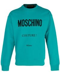 Moschino - Organic Cotton Logo-Print Sweatshirt - Lyst