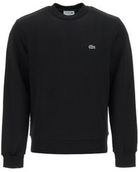 Lacoste - Fleece Crewneck Sweatshirt - Lyst