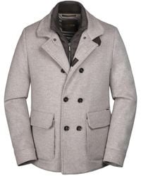 Moorer - Double Breasted Buttoned Jacket - Lyst