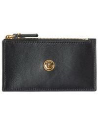 Versace - Emblème Zipped Card Holder - Lyst