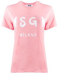 MSGM - Open-Necked Shirt - Lyst