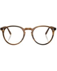 Oliver Peoples - O'Malley Oval Frame Glasses - Lyst