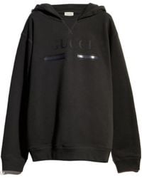 Gucci - Logo-Print Hoodie - Lyst