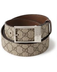 Gucci - Rectangular Buckle Reversible Belt - Lyst