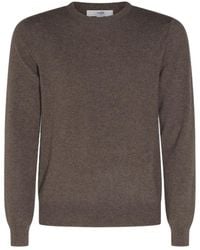 Malo - Crew-Neck Knitted Sweater - Lyst