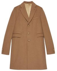 Gucci - Cities Label Single Breasted Coat - Lyst