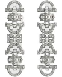 Gucci - Staffa Crystal Earrings - Lyst