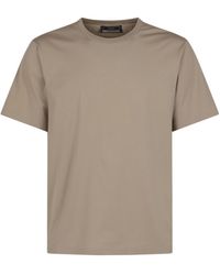 Herno - Crew-Neck Short-Sleeve Shirt - Lyst