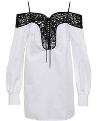 Gabriela Hearst - Augustin Lace-Trimmed Blouse - Lyst