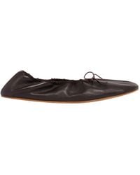 The Row - Round-Toe Ballet Flats - Lyst