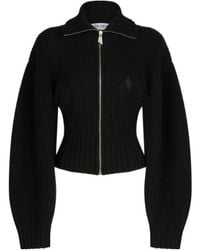The Attico - The Long-Sleeved Zip-Up Cardigan - Lyst