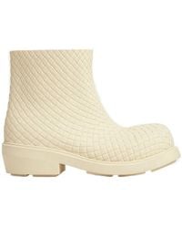Bottega Veneta - Fireman Pattern Short Boots - Lyst
