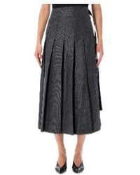 Rohe - Pleated Wrap Midi Skirt - Lyst