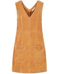 Ulla Johnson - Suede Mini Dress - Lyst