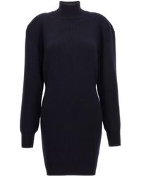 Stella McCartney - High-Neck Knitted Dress - Lyst