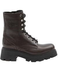 Celine - Lacing Short Boots - Lyst