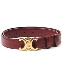 Celine - Triomphe Belt 25Mm - Lyst