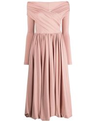Philosophy Di Lorenzo Serafini - Cotton Jersey Midi Dress - Lyst