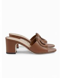 Gucci - Interlocking G Slide Sandals - Lyst
