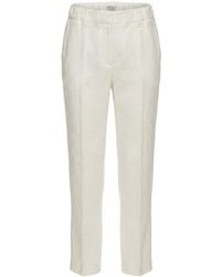 Brunello Cucinelli - Casual Pants With Elastic Waist - Lyst