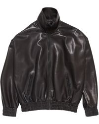 Acne Studios - Zip-Up Leather Jacket - Lyst