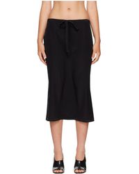 TOTEME - Drawstring-Waist Midi Skirt - Lyst