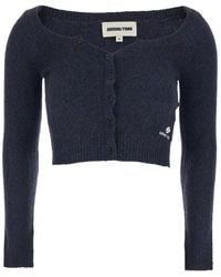 ShuShu/Tong - Shushu/Tong Cropped Logo Cardigan - Lyst