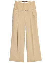 Jacquemus - Belted Wide-Leg Pants - Lyst