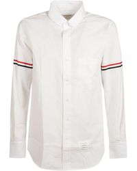 Thom Browne - Long-Sleeved Button-Up Shirt - Lyst