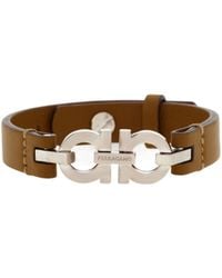 Ferragamo - Ferragamo Double Gancini Bracelet - Lyst
