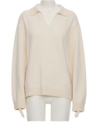 Valentino - Open Collar Knitted Sweater - Lyst