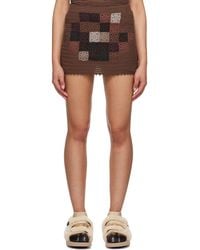 Doublet - Crocheted Short Skirt - Lyst