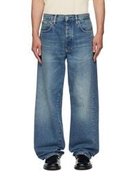 sunflower - Logo Patch Wide-Leg Jeans - Lyst