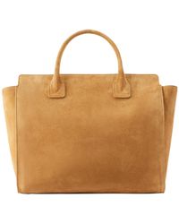 Nili Lotan - Solid Suede Tote - Lyst