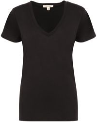 Nili Lotan - Carol V Neck Tee - Lyst