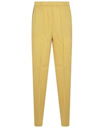 Fabiana Filippi - Elasticated-Waistband Tapered-Leg Trousers - Lyst