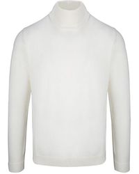 Roberto Collina - High-Neck Knitted Pullover - Lyst