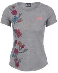 Emporio Armani - Logo Printed T-Shirt - Lyst