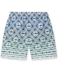 CASABLANCA - 'Stripe' Bermuda Shorts - Lyst