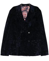 Etro - Double-Breasted Tailored Blazer - Lyst