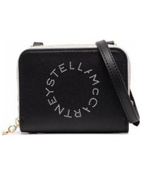Stella McCartney - Logo Detailed Strapped Wallet - Lyst
