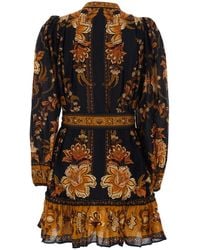 FARM Rio Winter Garden Mini Dress in Black