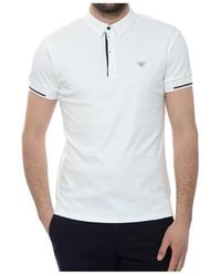 Armani Jeans - Logo Details Polo Shirt - Lyst