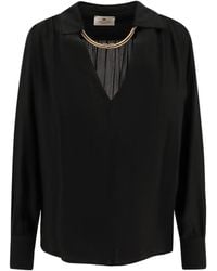 Elisabetta Franchi - Blouses - Lyst