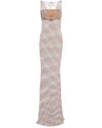 GIUSEPPE DI MORABITO - Embellished Mesh Gown - Lyst