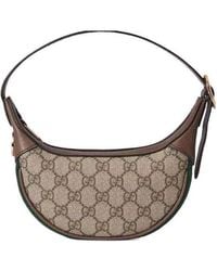 Gucci - Ophidia Mini GG Supreme Canvas & Leather Shoulder Bag - Lyst