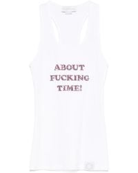Stella McCartney - Embellished Scoop-Neck Tank Top - Lyst