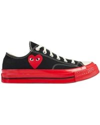 COMME DES GARÇONS PLAY - Logo Low-Cut Sneakers - Lyst